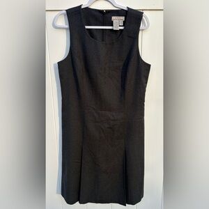 Eddie Bauer steel grey/charcoal grey dress 
💯 wool -lined size 10Tall